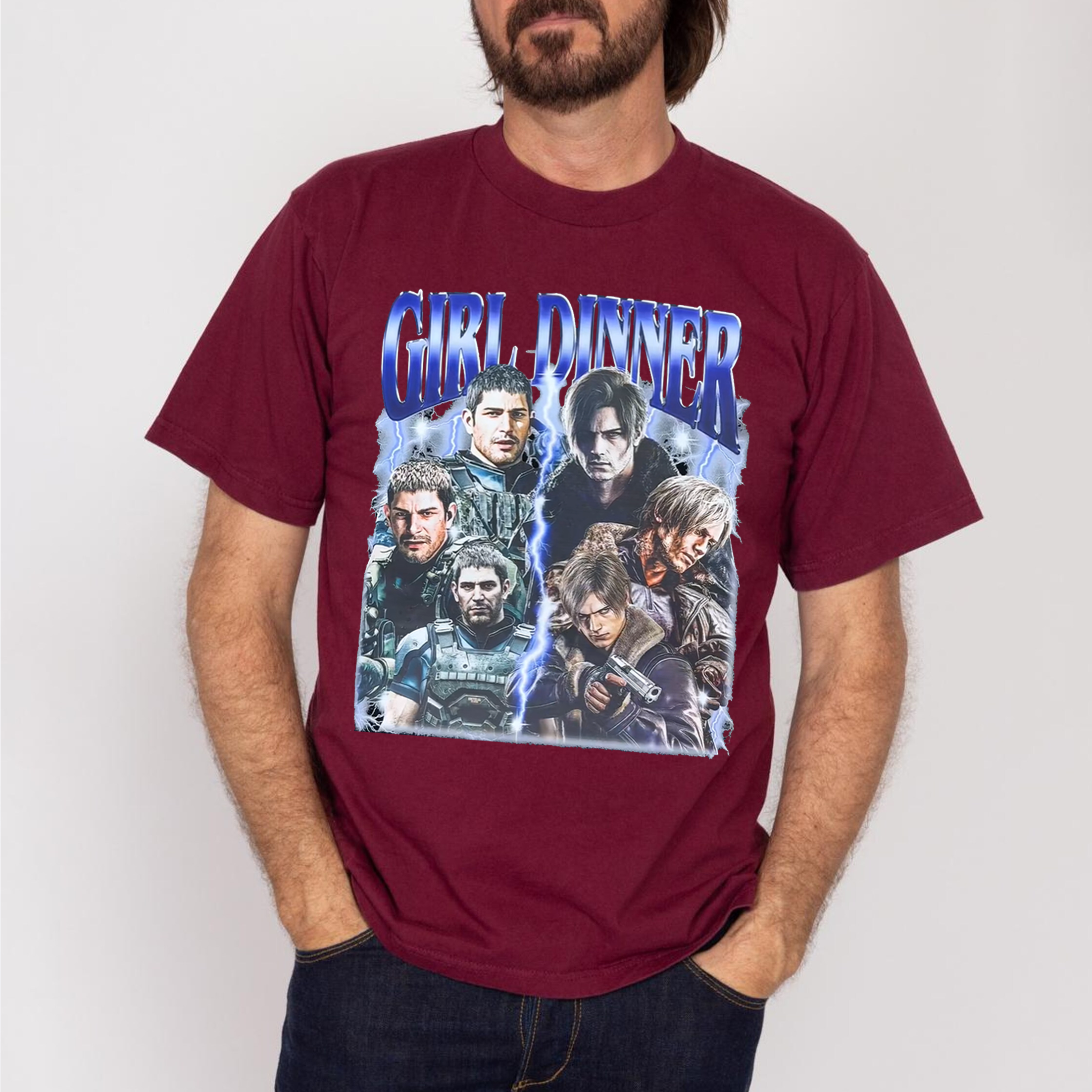 Leon Kennedy and Chris Redfield  Resident Evil Unisex T-shirt/Crewneck/Hoodie