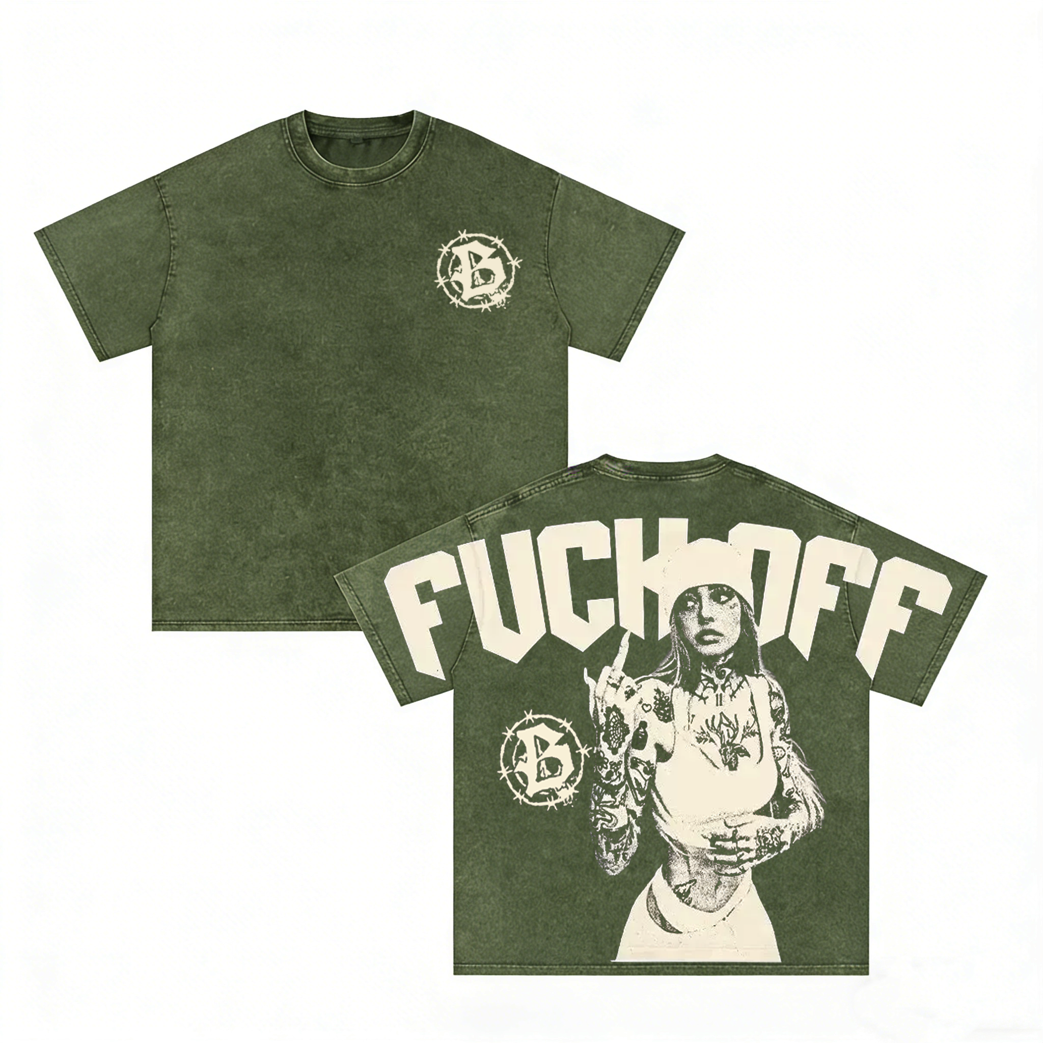 Vintage American Printed pattern Oversized T-shirt/Crewneck/Hoodie