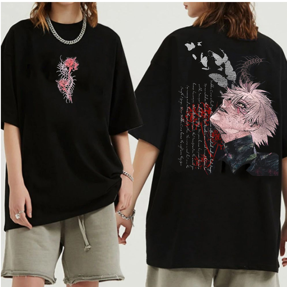 Tokyo Ghoul Tee �C Ken Kaneki Vintage Washed Oversize T-shirt/Crewneck/Hoodie