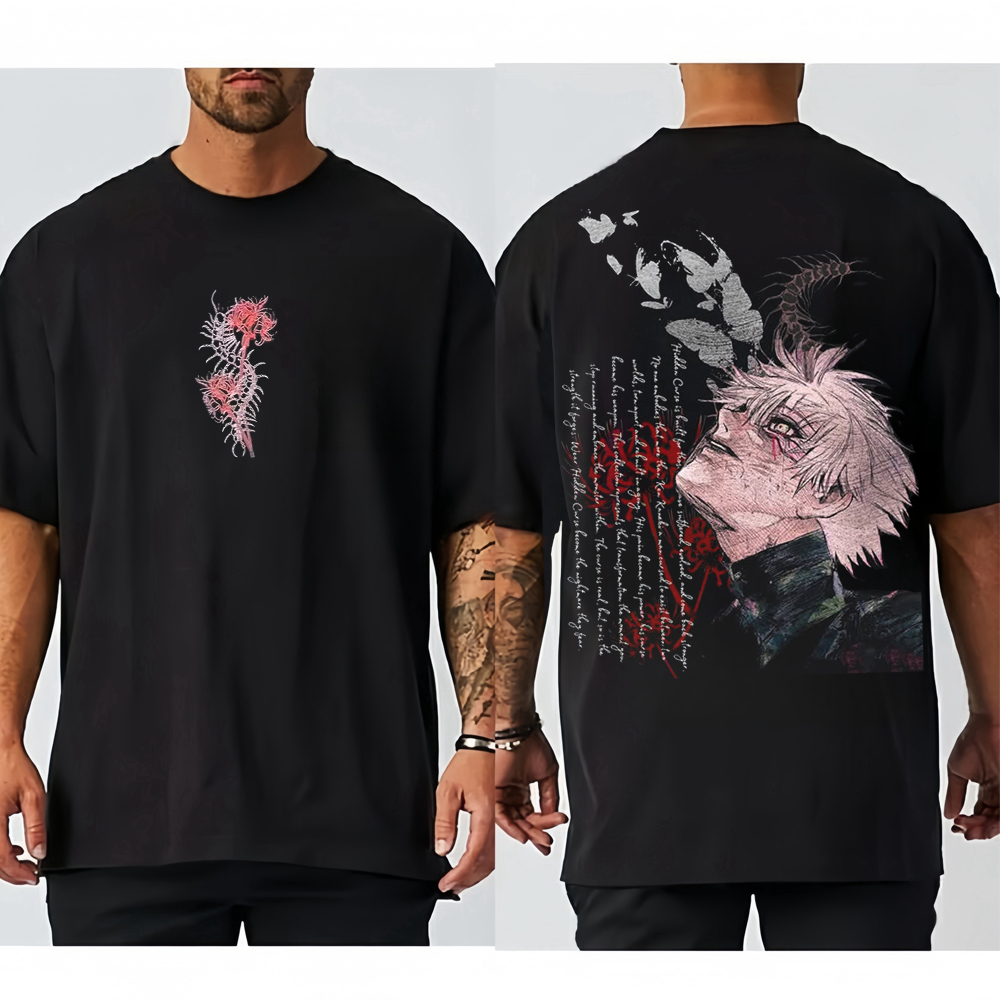 Tokyo Ghoul Tee �C Ken Kaneki Vintage Washed Oversize T-shirt/Crewneck/Hoodie