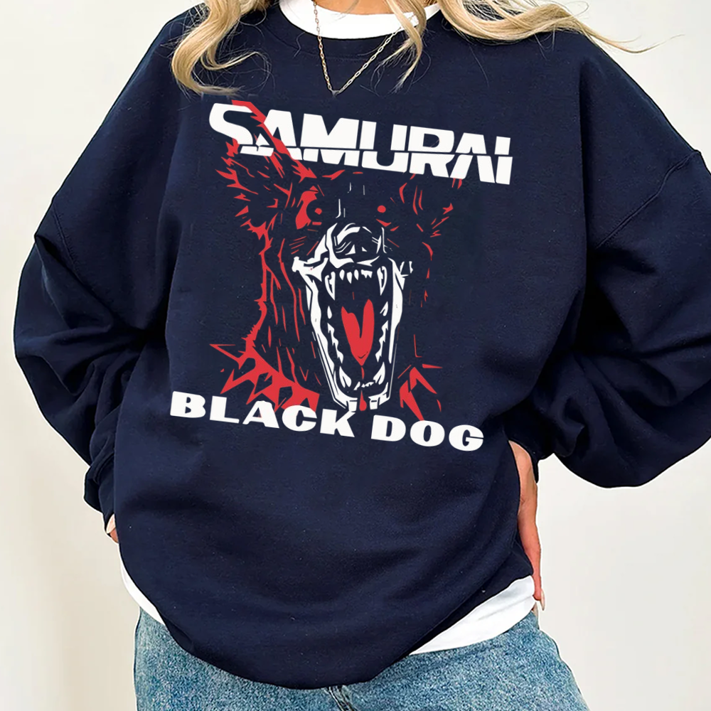 Samurai Black dog T-Shirt
