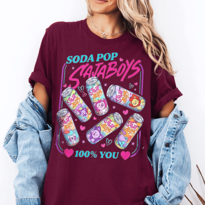 Comfort Colors Saja Boys Soda Pop Unisex T-shirt/Crewneck/Hoodie