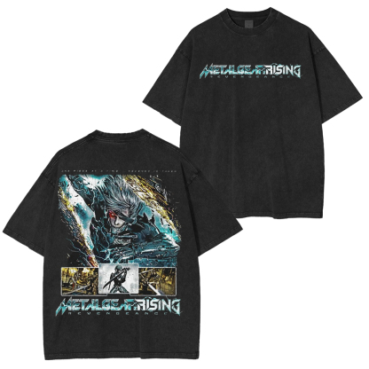Metal Gear Rising vintage Unisex Washed T-Shirt