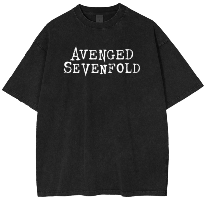 Avenged Sevenfold Band Washed Shirt