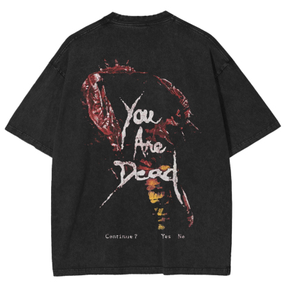 Resident Evil 5 art horror Game Capcom Unisex Washed T-Shirt