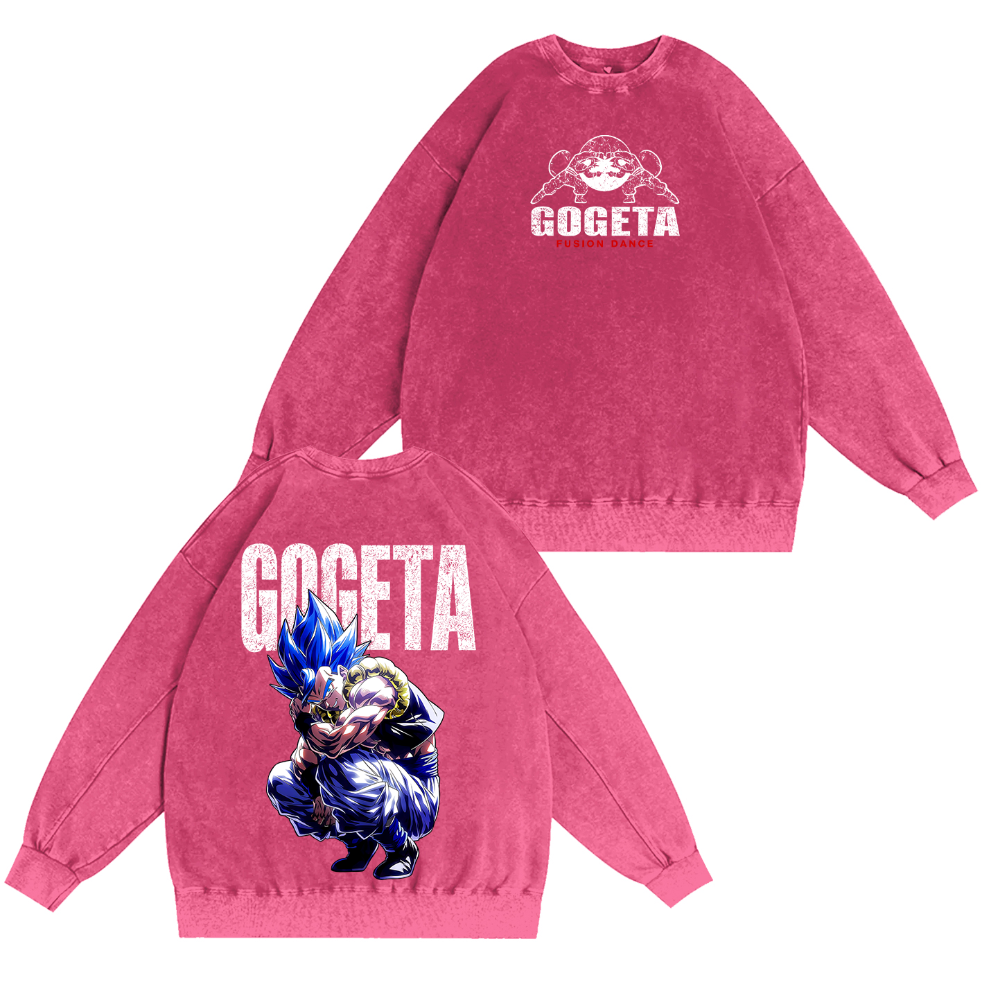 Gogeta Dragon Ball Vintage Unisex Washed T-Shirt