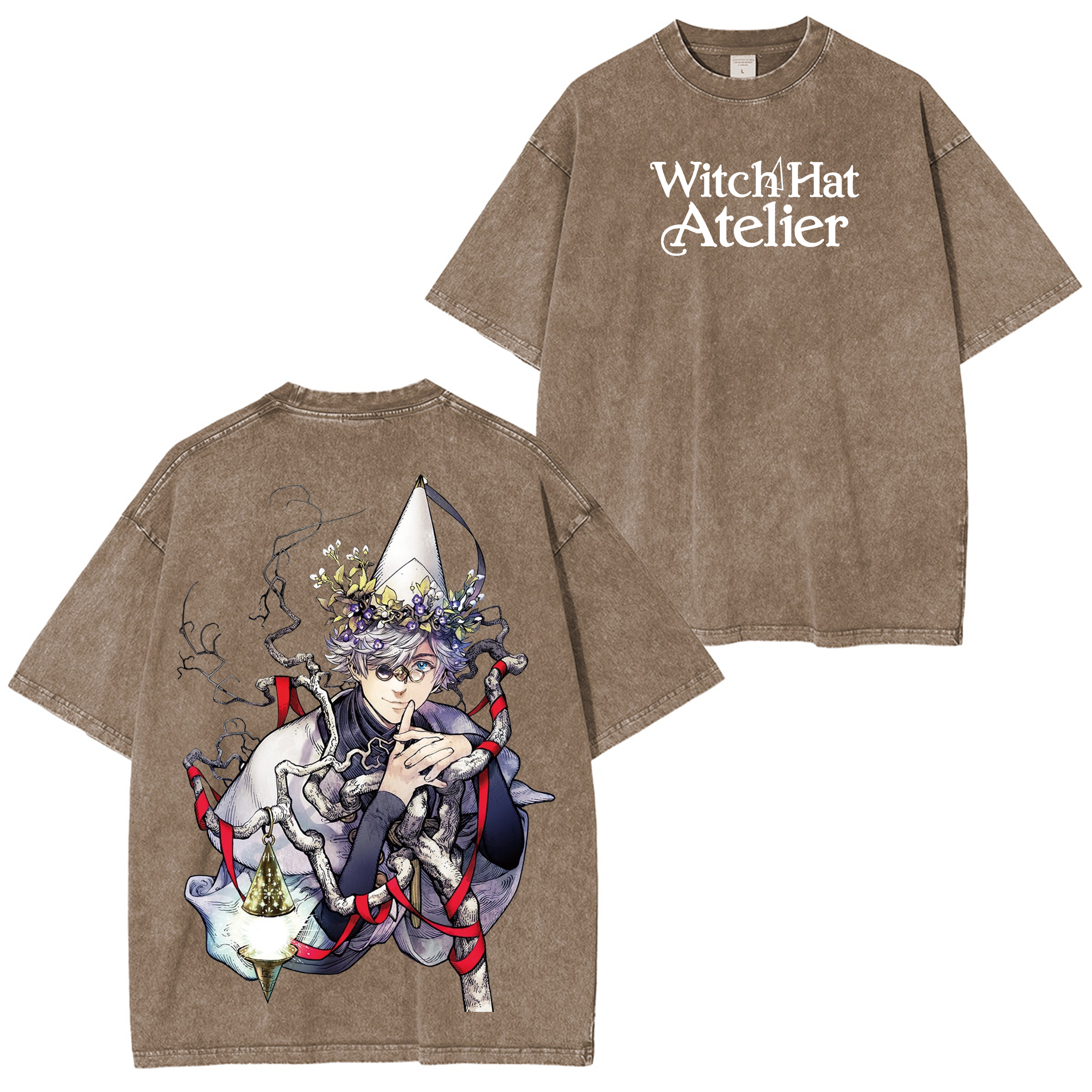 Qifrey Witch Hat Atelier Anime  Unisex Washed T-Shirt