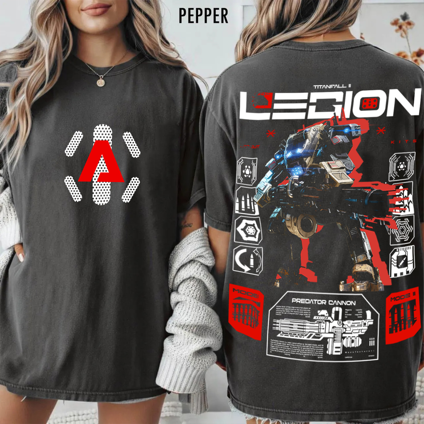 Legion Titanfall  Unisex Washed T-Shirt