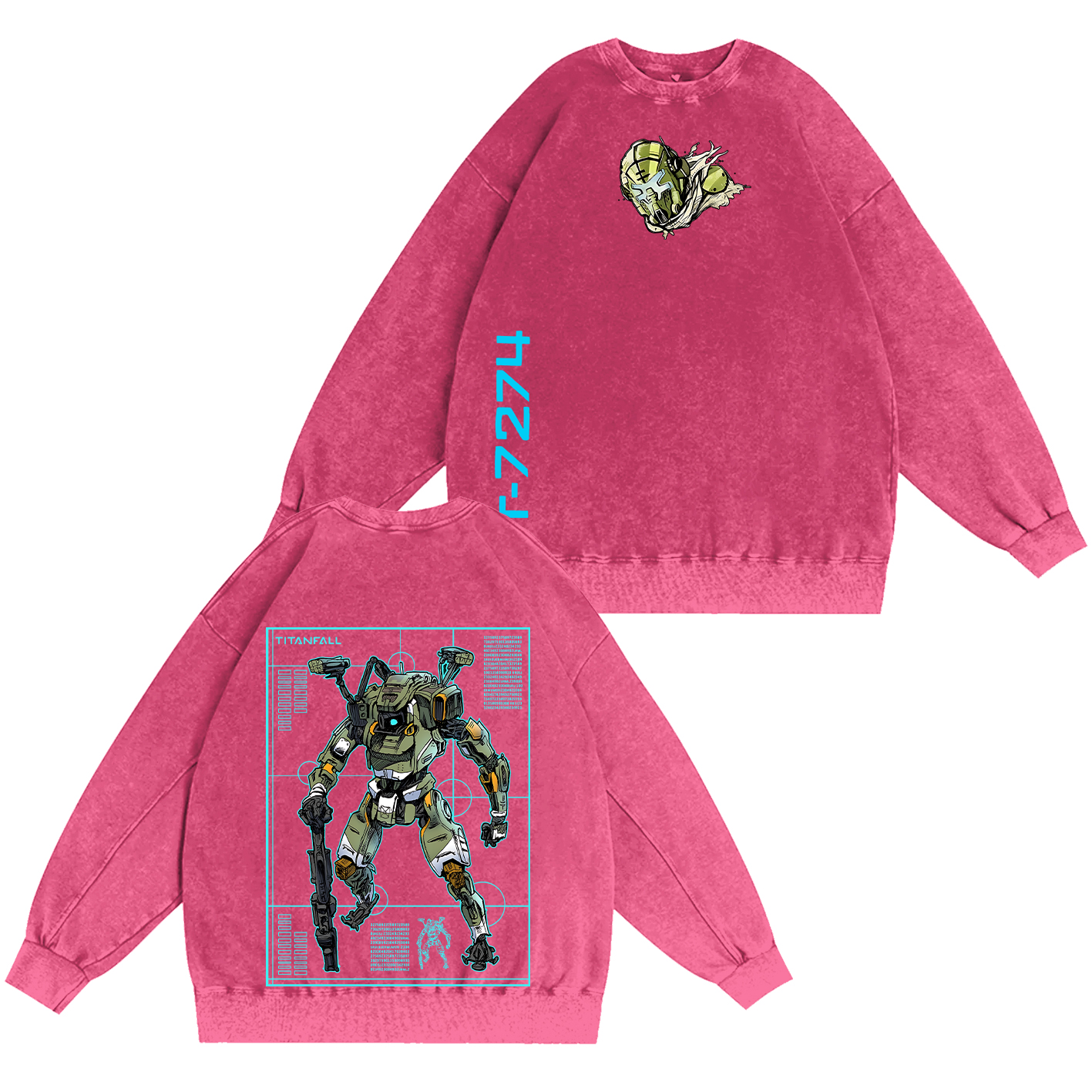 Titanfall BT Fanart Washed T-shirt/Crewneck/Hoodie