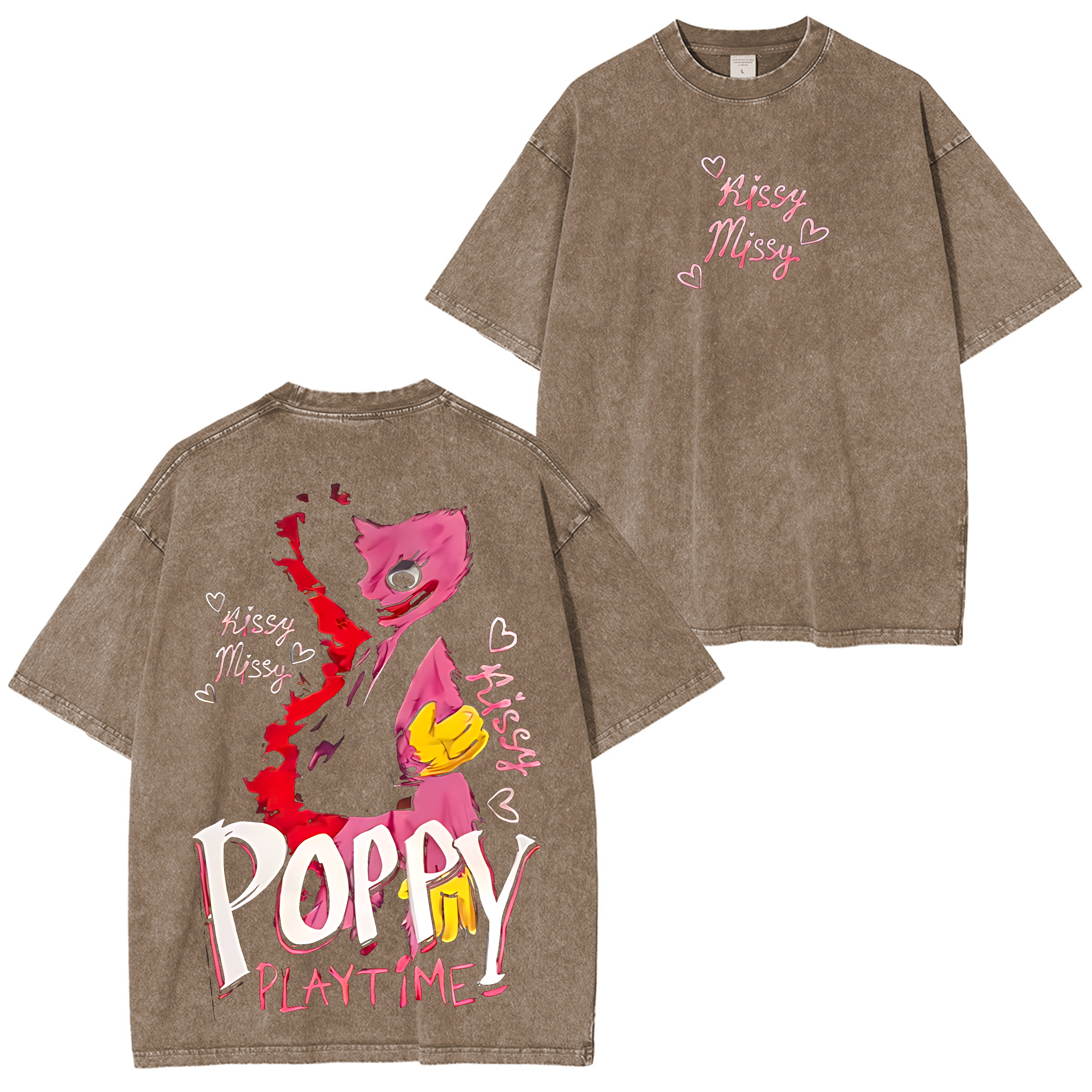Kissy Missy,Poppy Playtime Game Oversized T-shirt/Crewneck/Hoodie