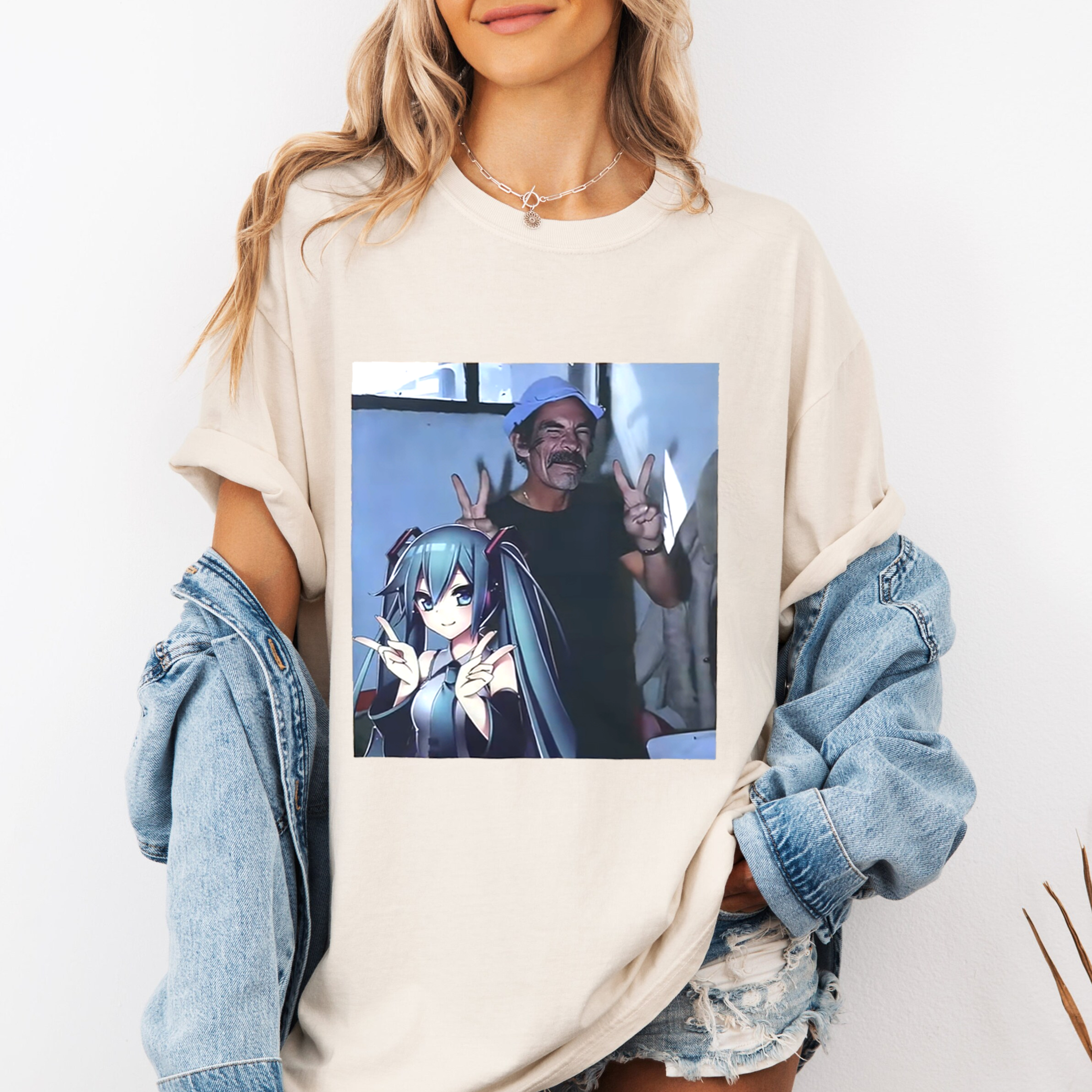 Don Ramon X Miku  Funny Unisex Shirts/Crewneck/Hoodie