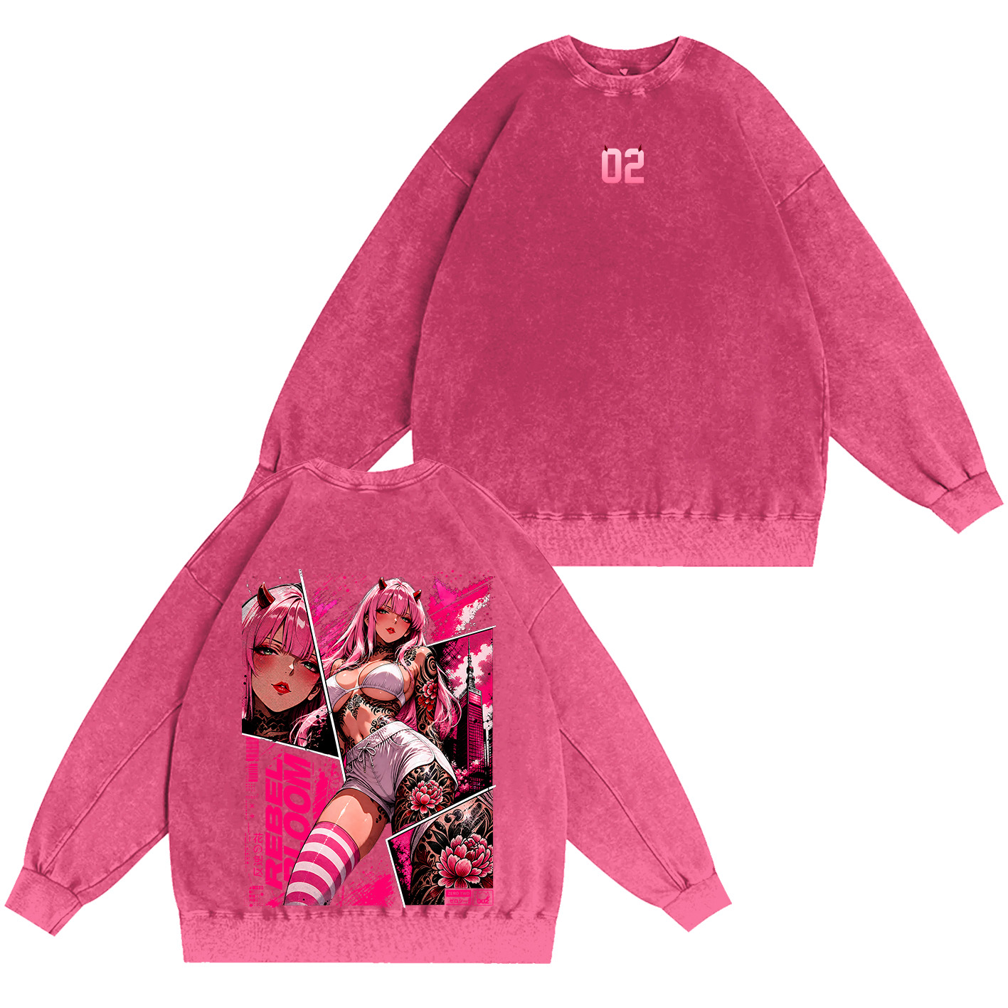 Absolute Cutie ZeroTwo Oversized T-shirt/Crewneck/Hoodie