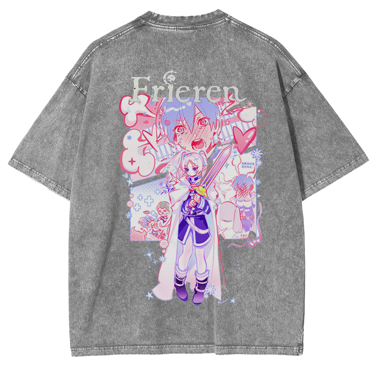 Frieren Retro Washed T-Shirt