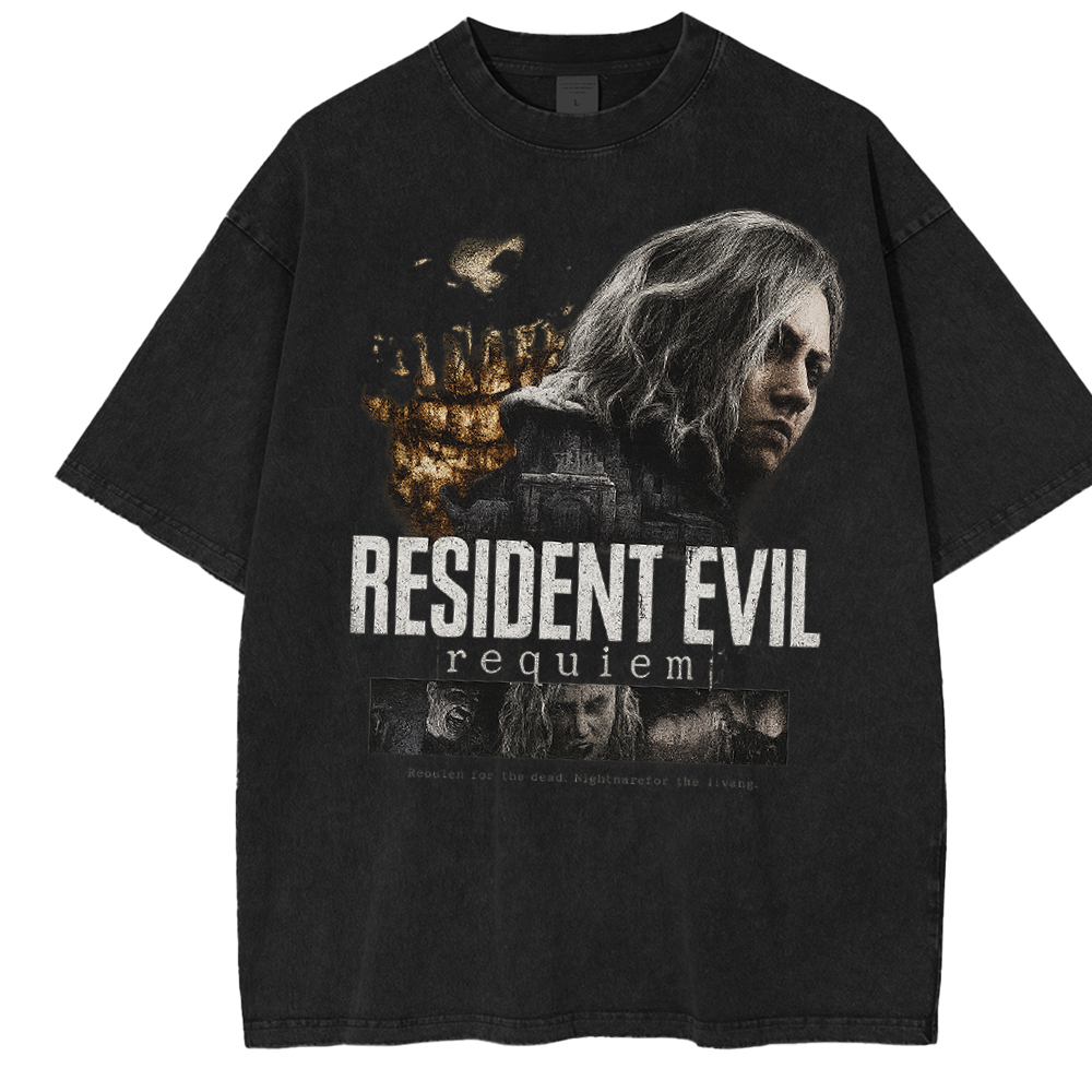 Resident Evil Requiem Unisex Washed T-Shirt