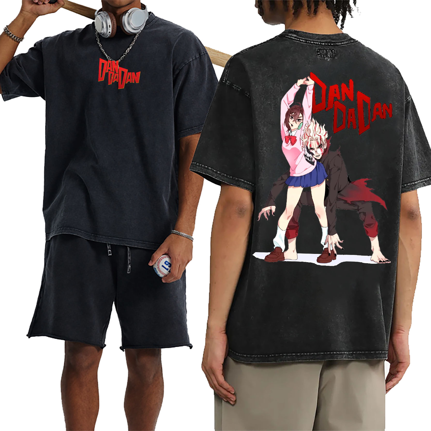 Dandadan Amine Unisex Washed T-Shirt