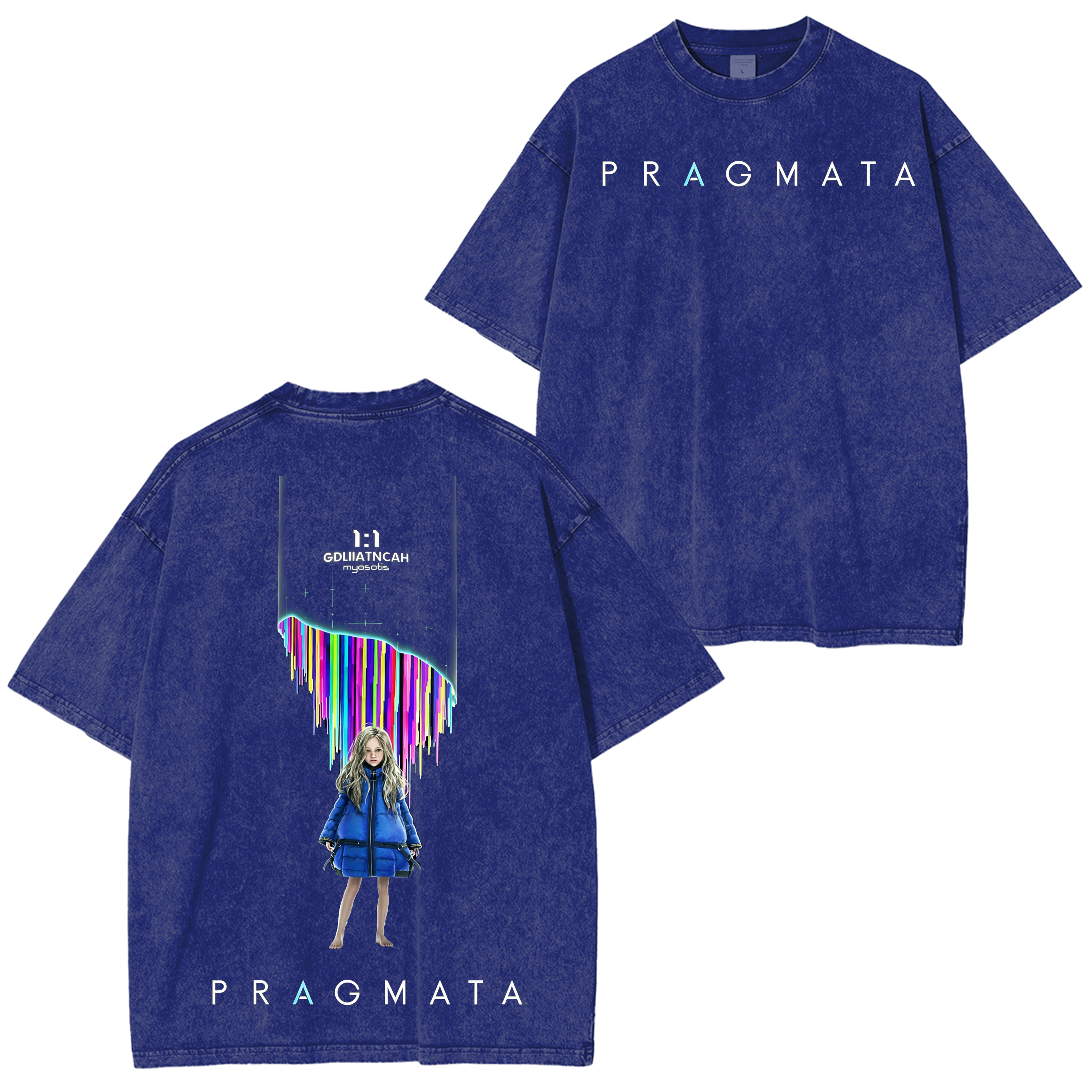 Pragmata Game Unisex Washed T-Shirt