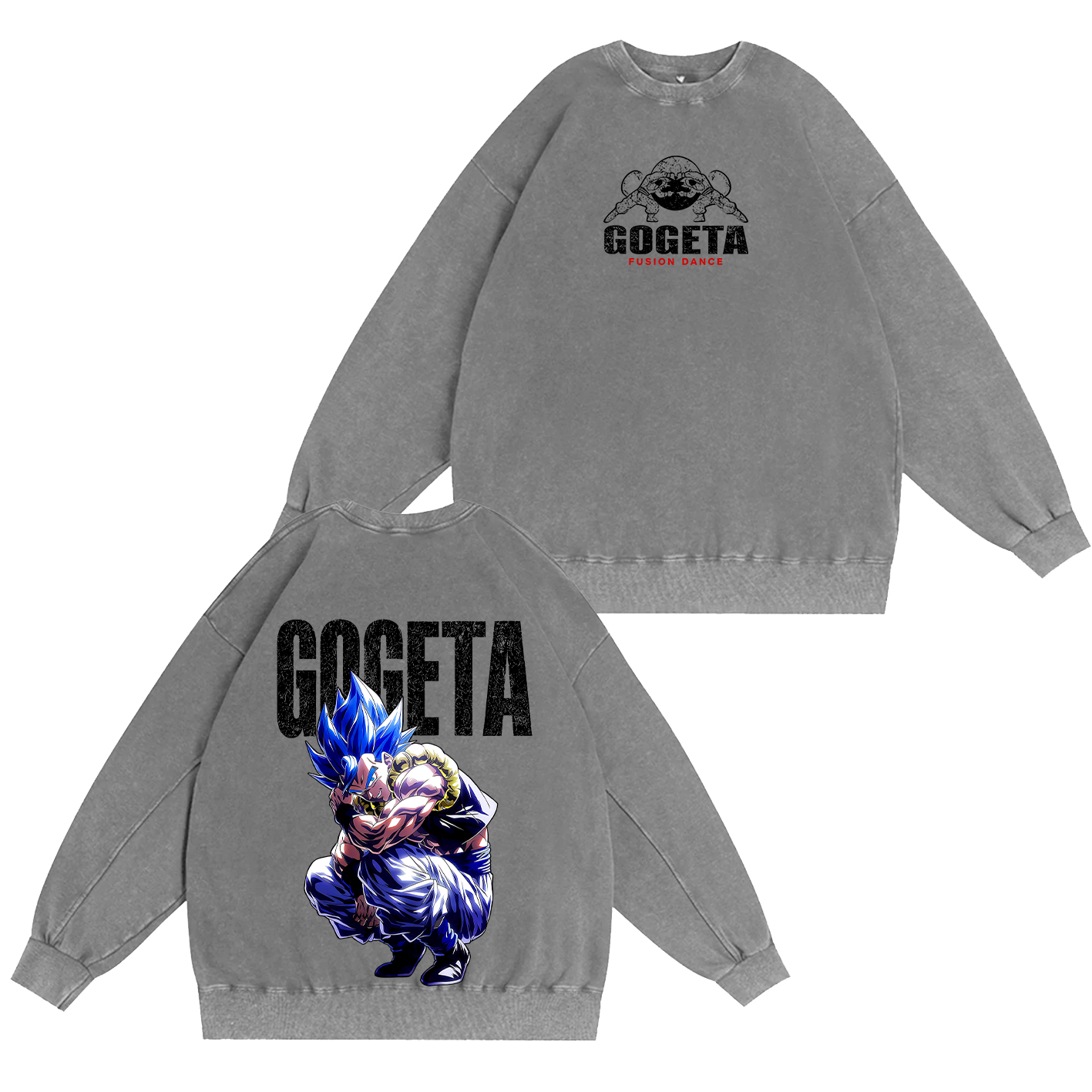 Gogeta Dragon Ball Vintage Unisex Washed T-Shirt