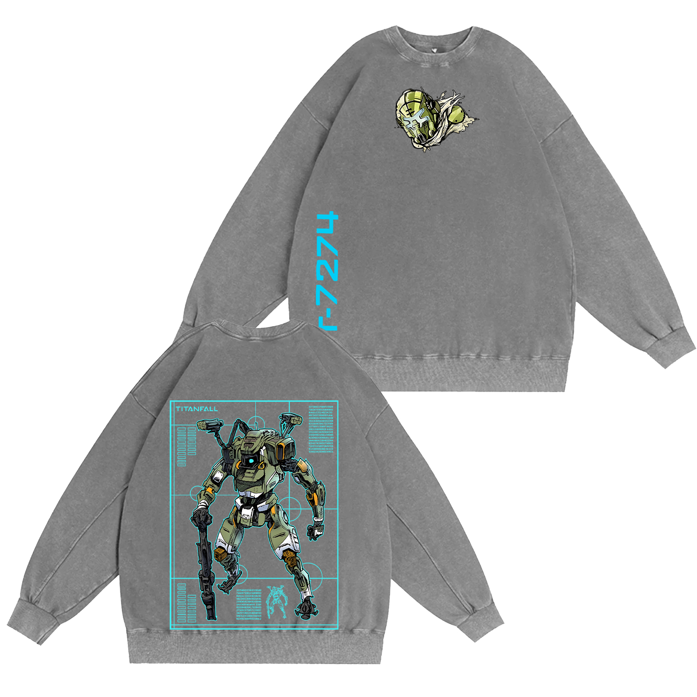 Titanfall BT Fanart Washed T-shirt/Crewneck/Hoodie