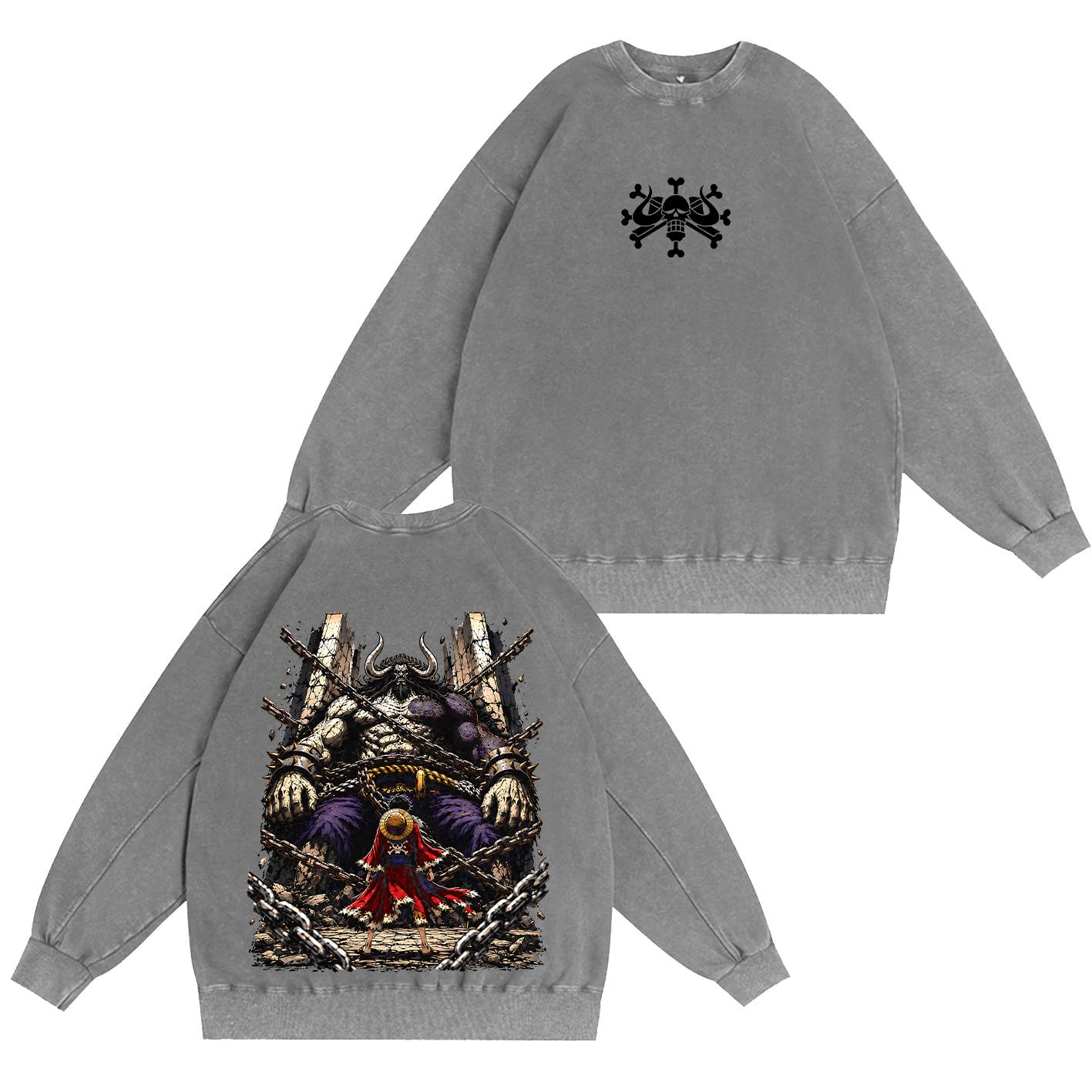 Unleashing Sun God Gear 5One Piece  Oversized T-shirt/Crewneck/Hoodie