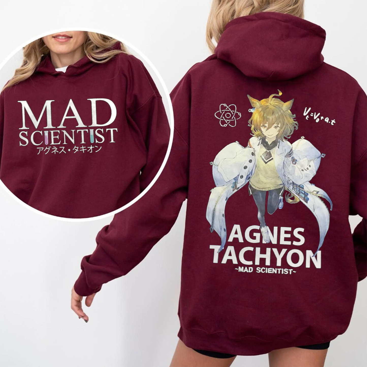 Agnes Tachyon energy on a clean anime graphic Unisex T-shirt/Crewneck/Hoodie