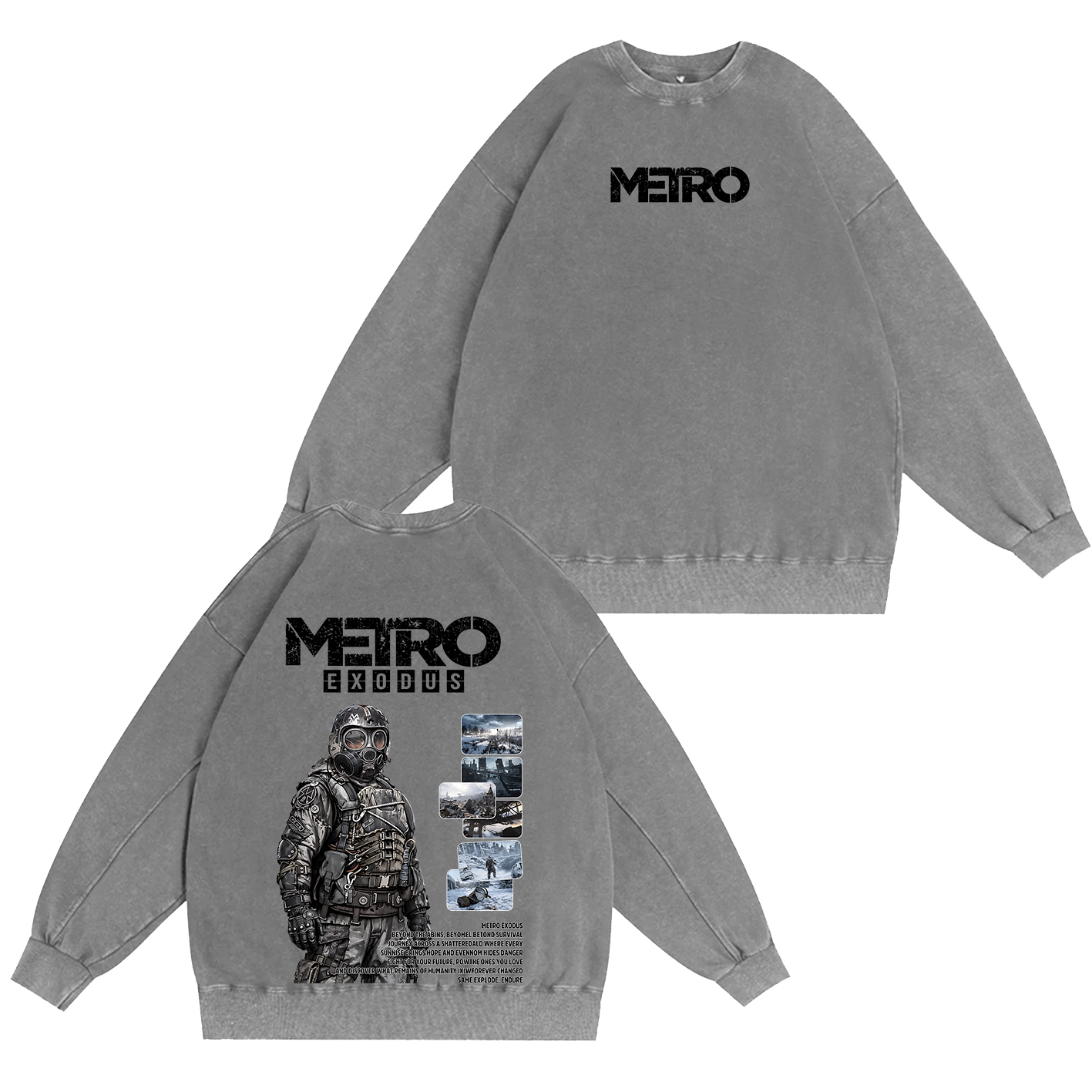 Metro Exodus Oversized T-shirt/Crewneck/Hoodie