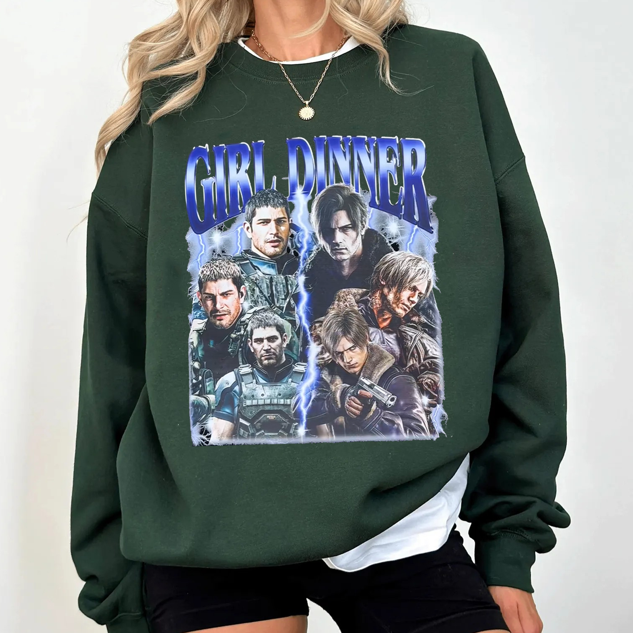 Leon Kennedy and Chris Redfield  Resident Evil Unisex T-shirt/Crewneck/Hoodie