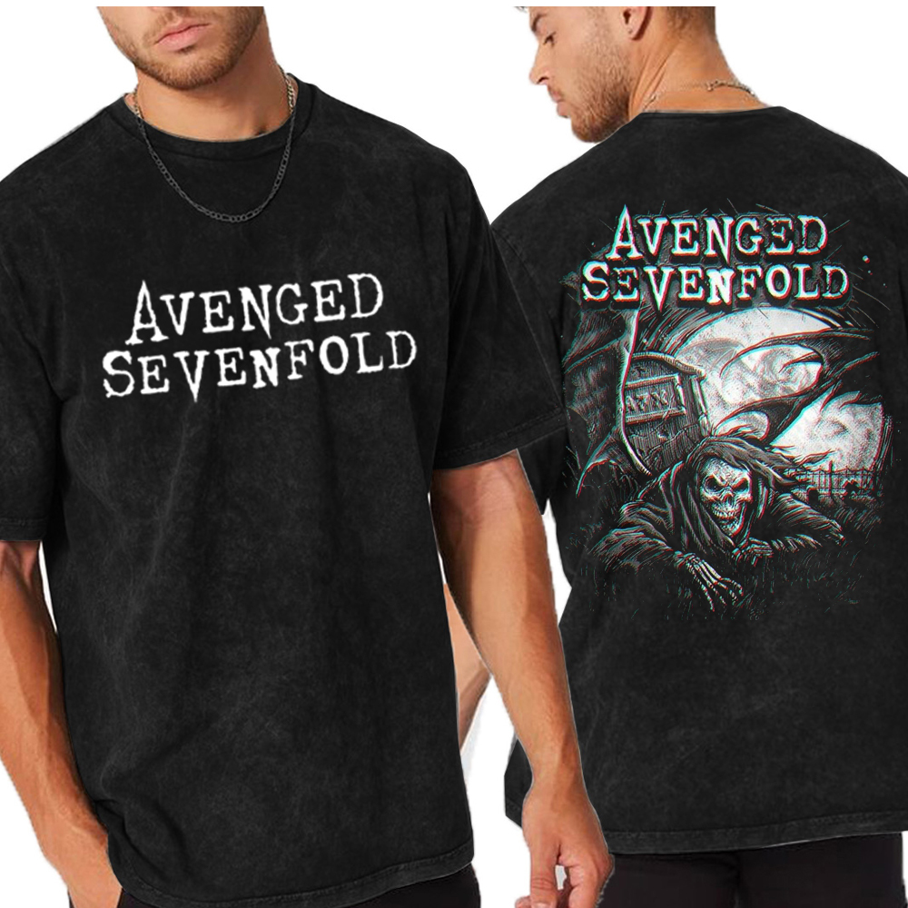 Avenged Sevenfold Band Washed Shirt