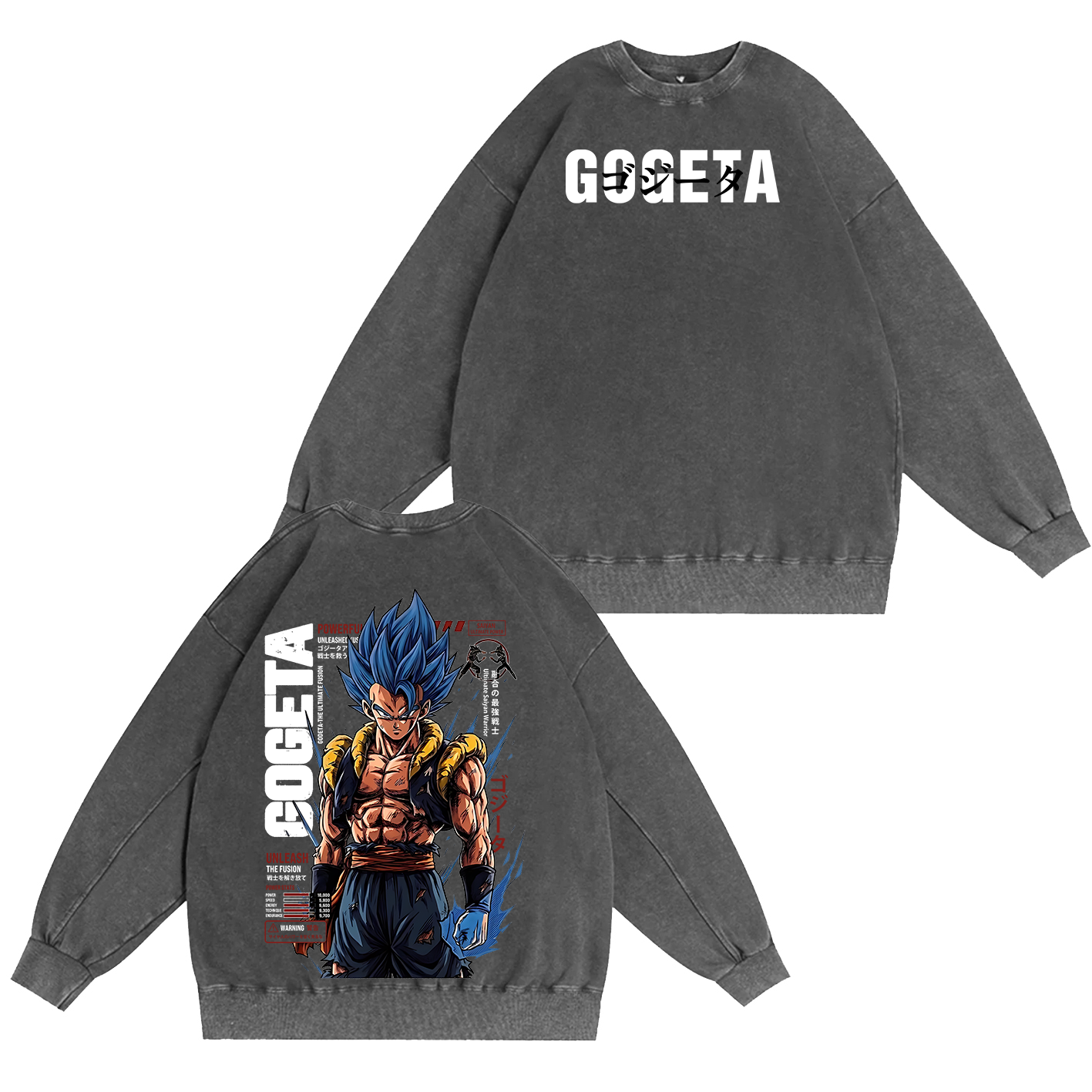 Gogeta Dragon Ball Unisex  Washed T-Shirt