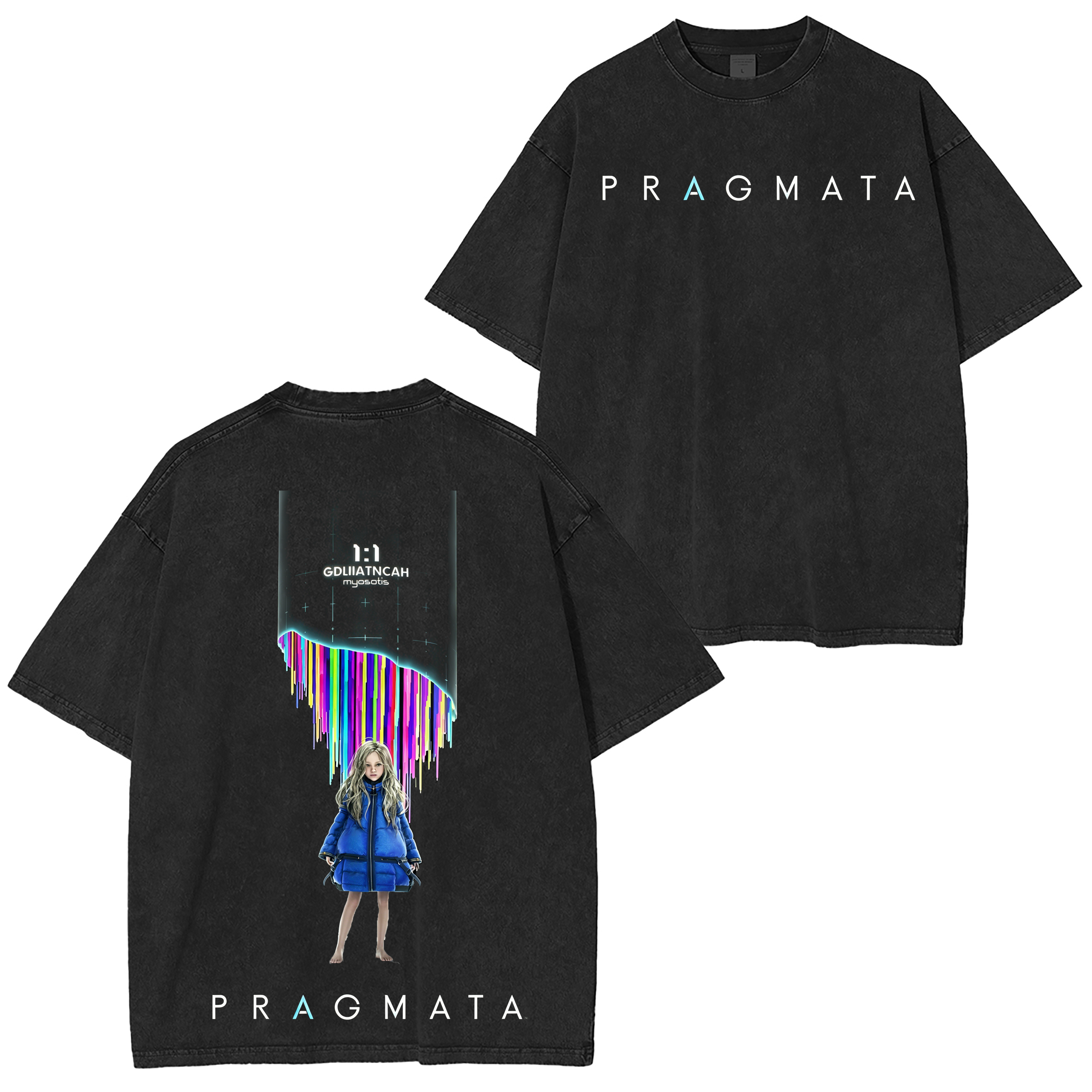 Pragmata Game Unisex Washed T-Shirt