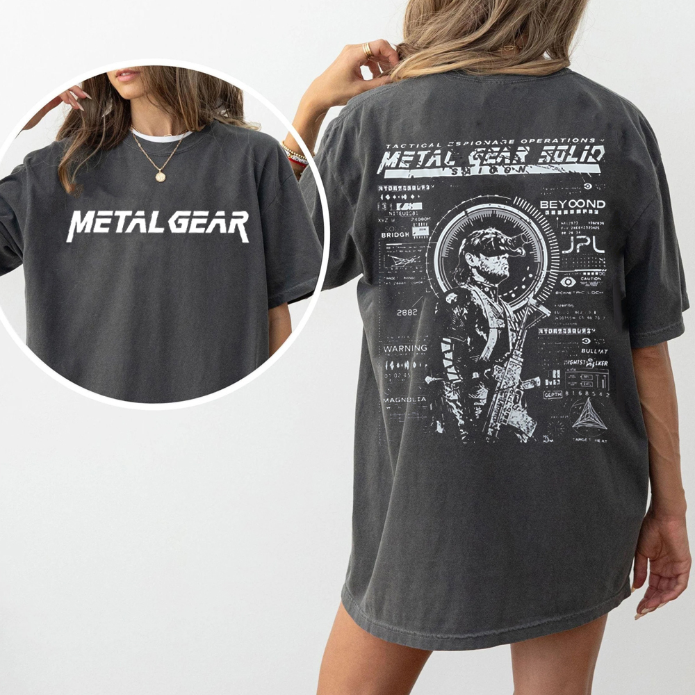 Vintage stealthcore drip from Metal Gear Solid Unisex Washed T-Shirt