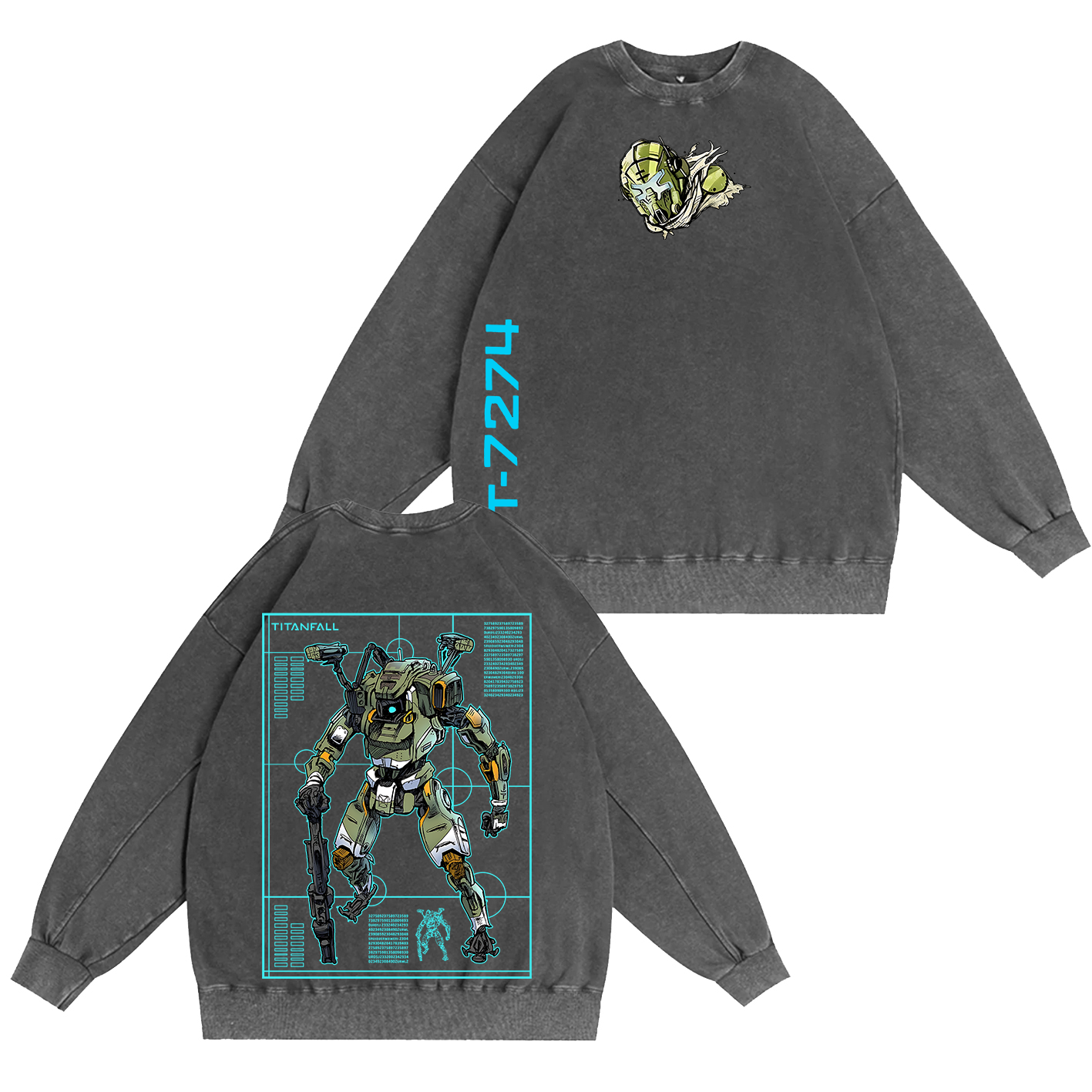 Titanfall BT Fanart Washed T-shirt/Crewneck/Hoodie
