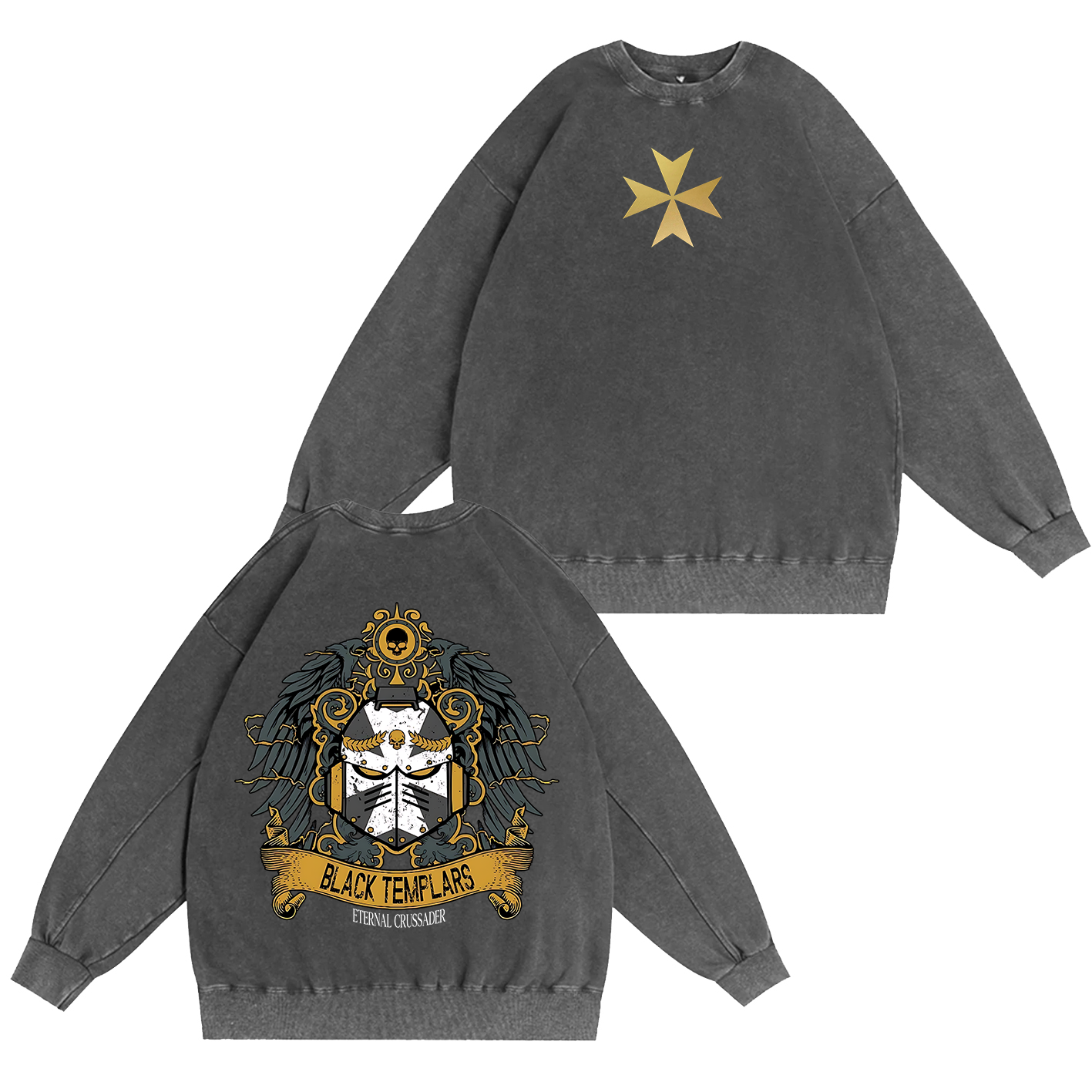 Black Templars Oversized T-shirt/Crewneck/Hoodie