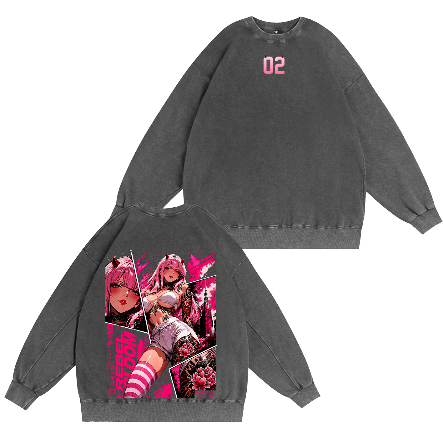 Absolute Cutie ZeroTwo Oversized T-shirt/Crewneck/Hoodie