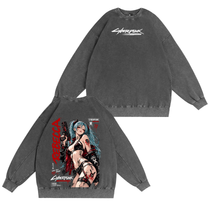 Rebecca⁠ ⁠Cyberpunk Edgerunners⁠ ⁠Oversized T-shirt/Crewneck/Hoodie