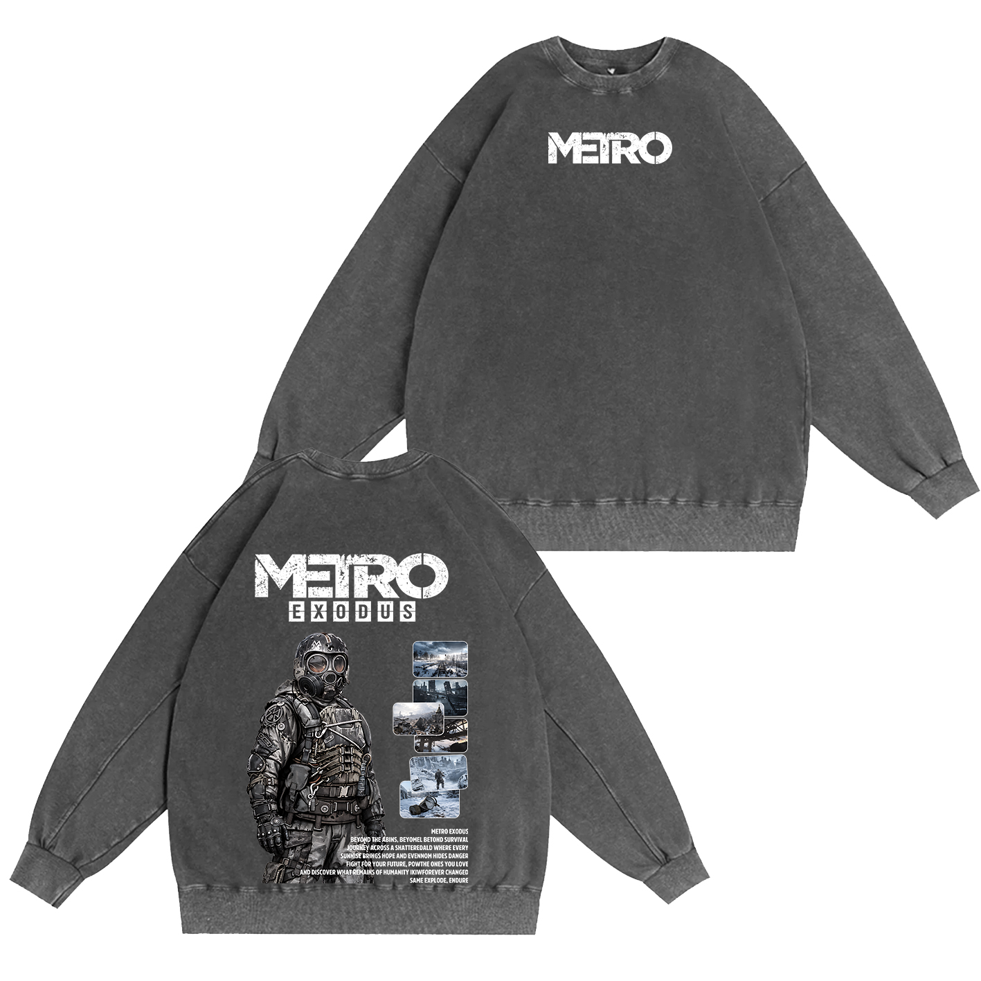 Metro Exodus Oversized T-shirt/Crewneck/Hoodie