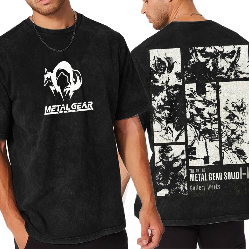 Metal Gear Solid Unisex Washed T-Shirt