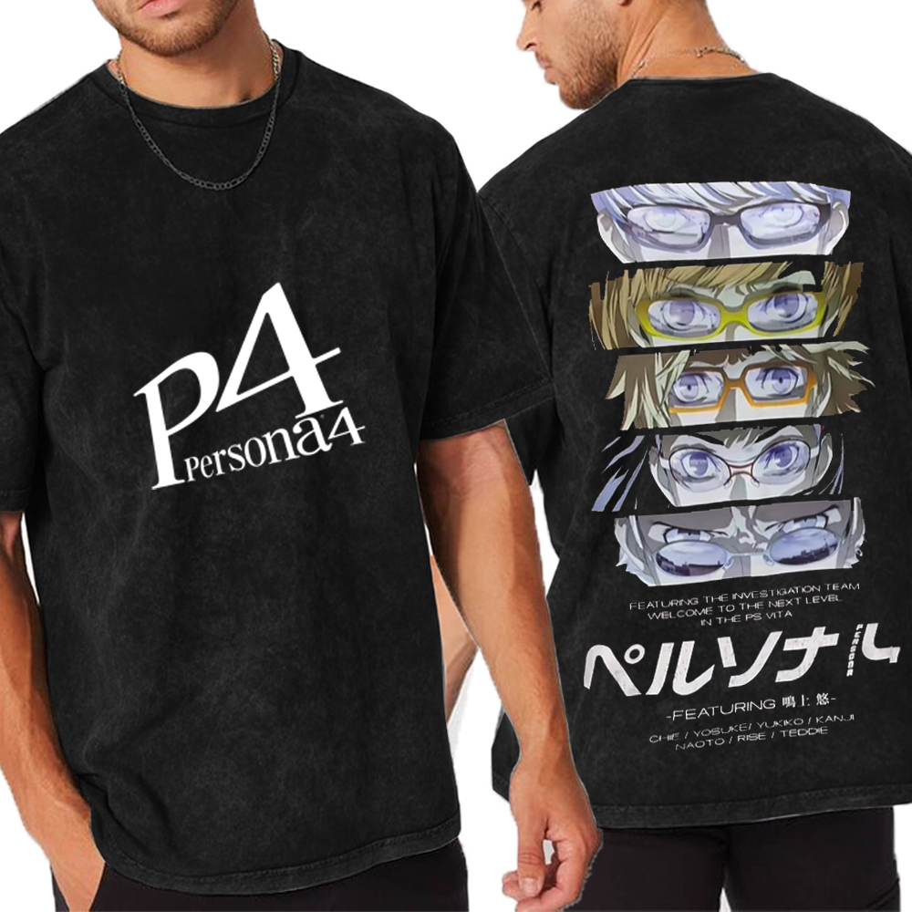 Persona 4 Unisex Washed T-Shirt
