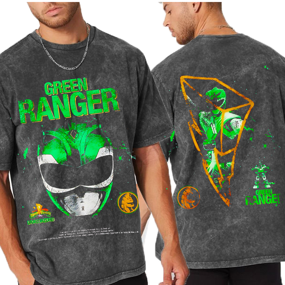 Green Ranger Unisex Washed T-Shirt