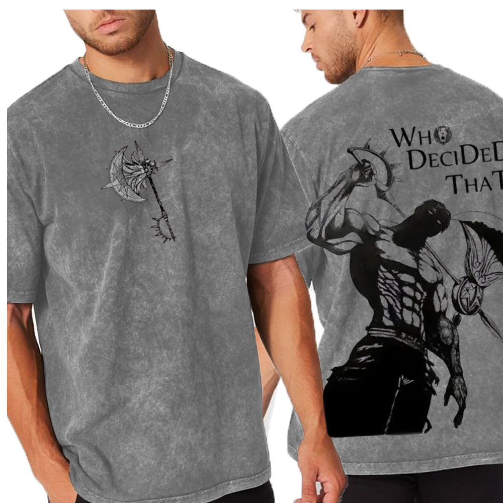 Who Decided That Washed T-shirt/Crewneck/Hoodie