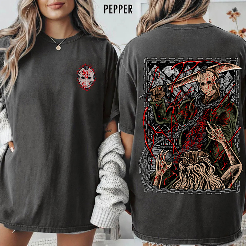 Jason Vorhees the Butcher of Crystal Lake Unisex T-shirt/Crewneck/Hoodie