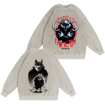 The Wolf Vintage Oversized T-shirt/Crewneck/Hoodie