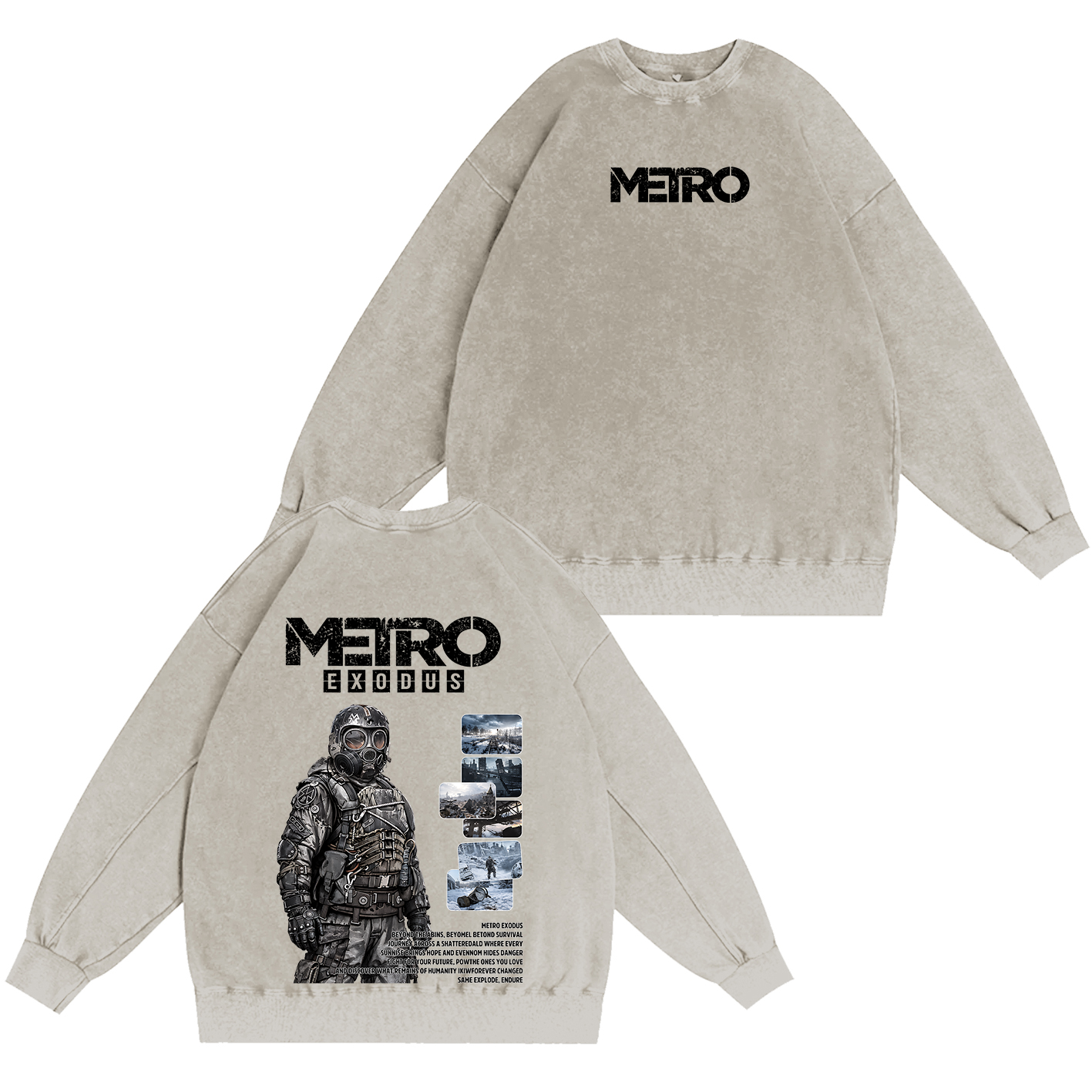 Metro Exodus Oversized T-shirt/Crewneck/Hoodie