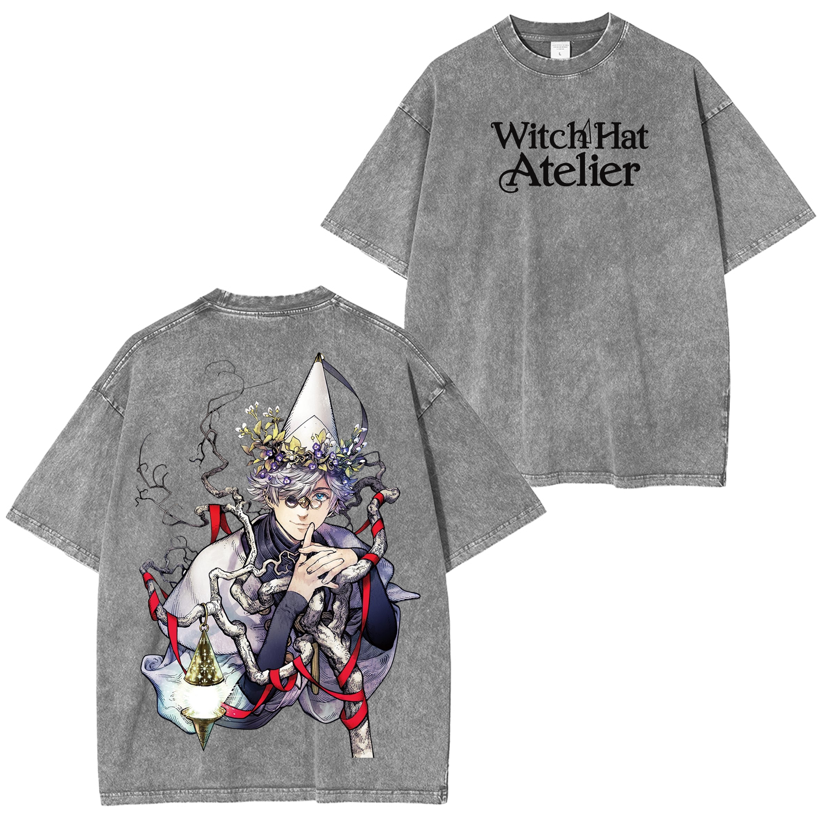 Qifrey Witch Hat Atelier Anime  Unisex Washed T-Shirt
