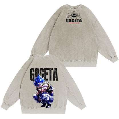 Gogeta Dragon Ball Vintage Unisex Washed T-Shirt