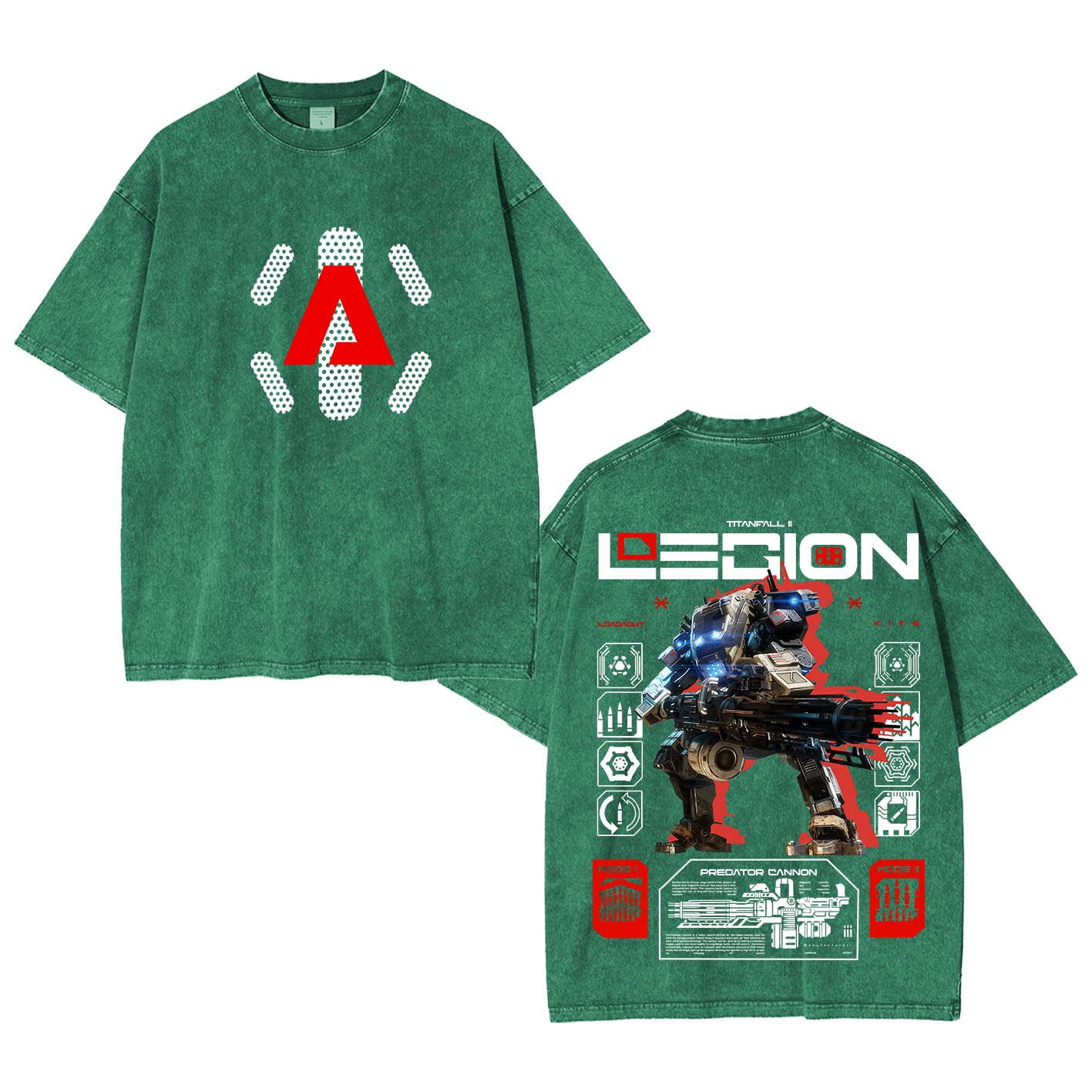 Legion Titanfall  Unisex Washed T-Shirt