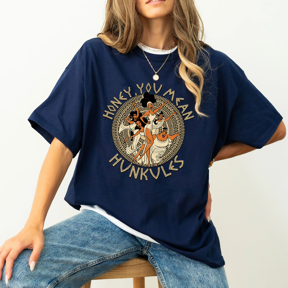 Hercules Diva The Muses Honev You MeanHunkules Retro 90s Shirt.