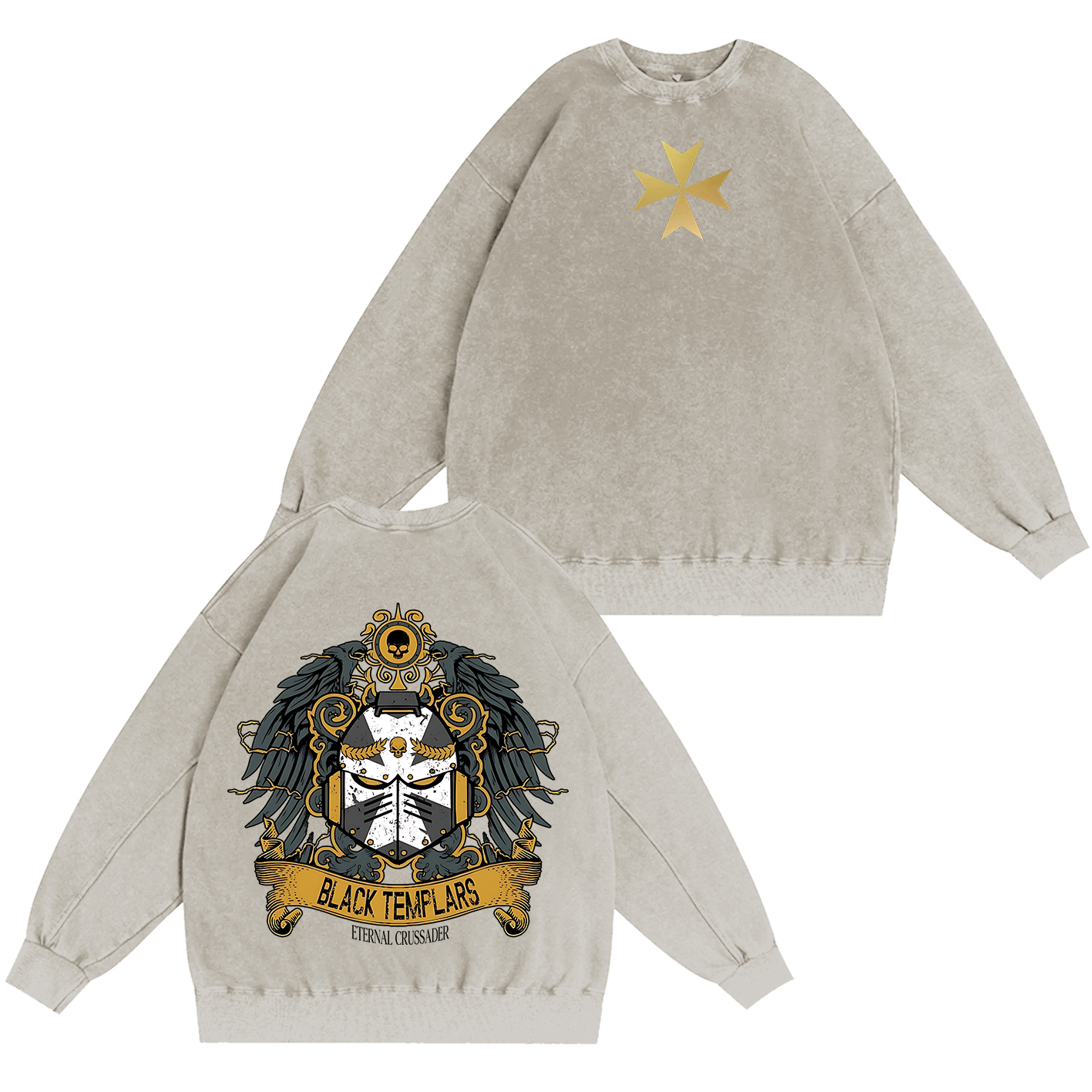 Black Templars Oversized T-shirt/Crewneck/Hoodie