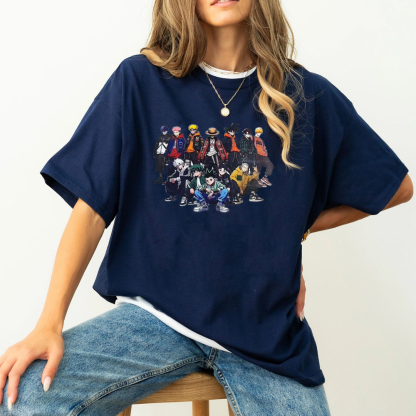 Luffy Goku Ichigo Deku Naruto without Thuglife Shirt