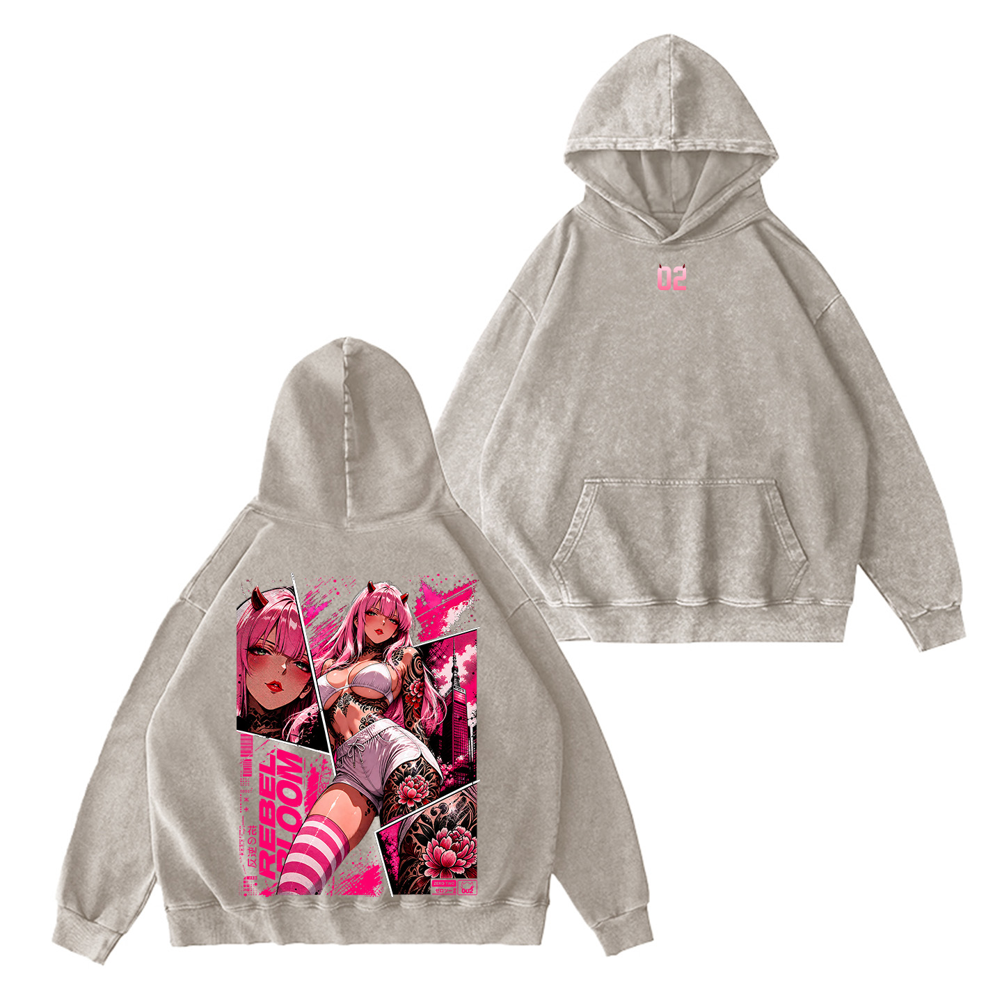 Absolute Cutie ZeroTwo Oversized T-shirt/Crewneck/Hoodie