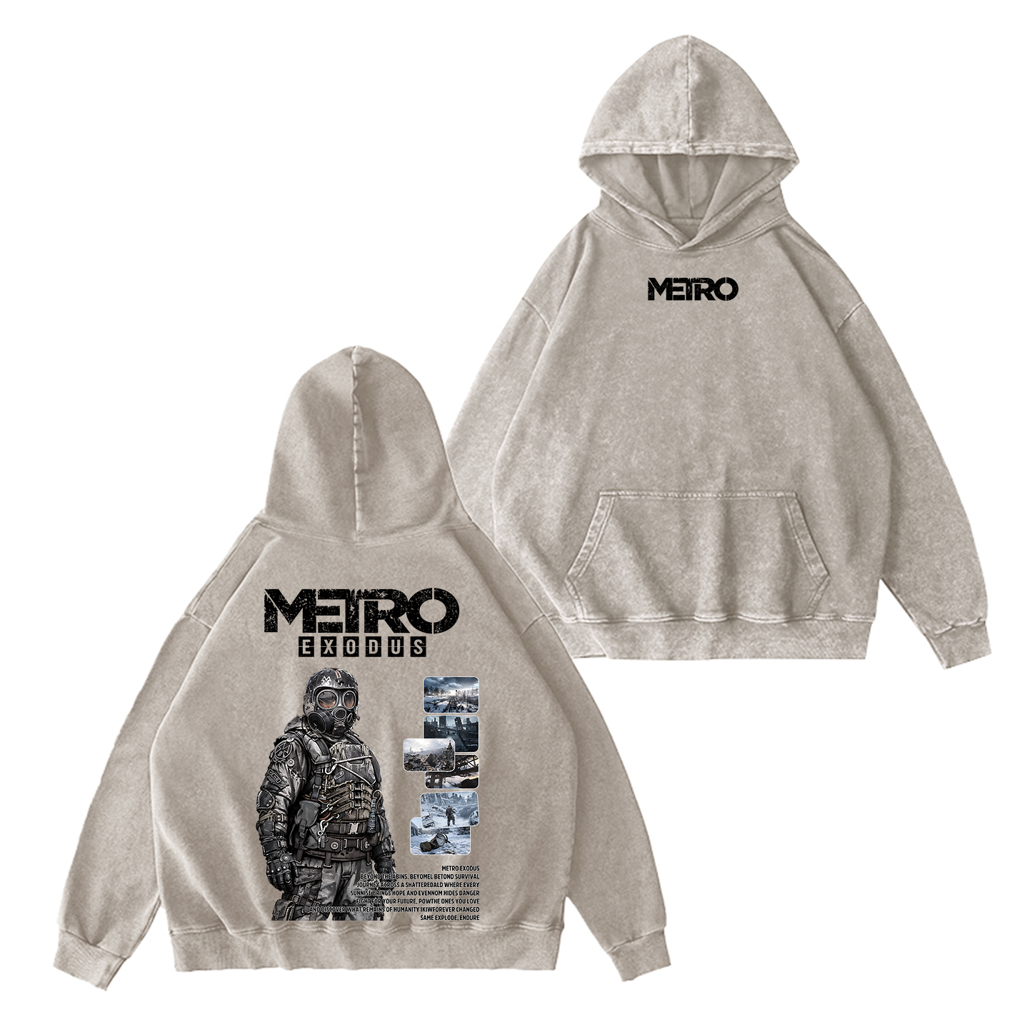 Metro Exodus Oversized T-shirt/Crewneck/Hoodie